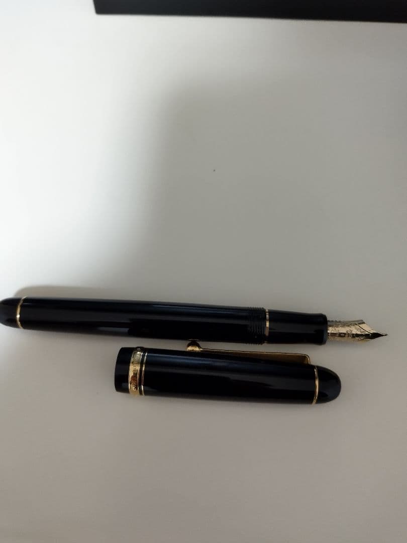 PILOT CUSTOM74 万年筆 ブラック インクカートリッジ10本付き