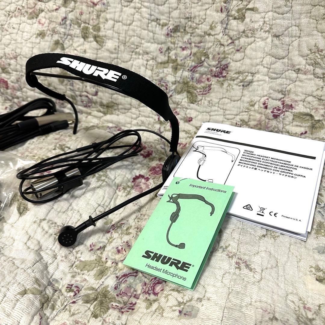 【未使用】SHURE（シュア）ヘッドセットマイク 配信用 WH20QTR