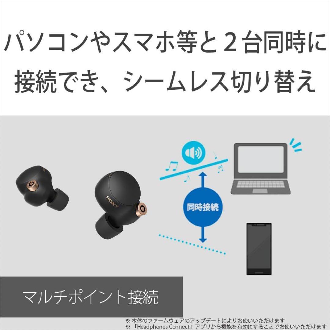 ソニー 完全ワイヤレスノイズキャンセリングイヤホン WF-1000XM4