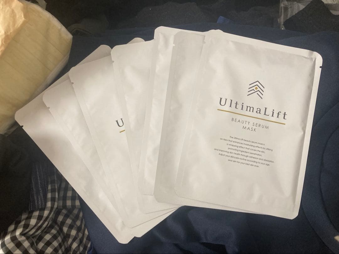 UltimaLift フェイスマスク 7枚　ヒト幹細胞培養配合マスク