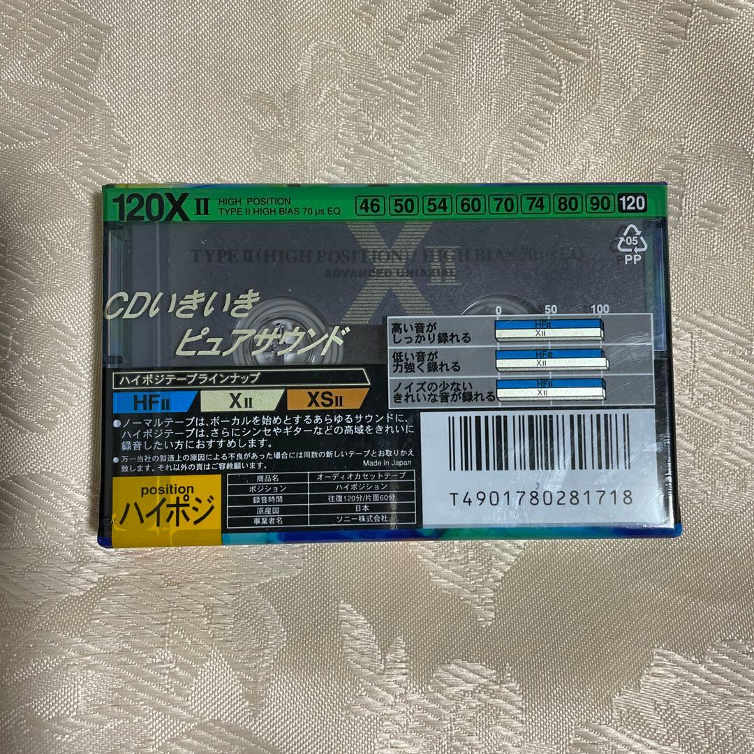 SONY C-120X2B  録音用カセットテープ　　新品