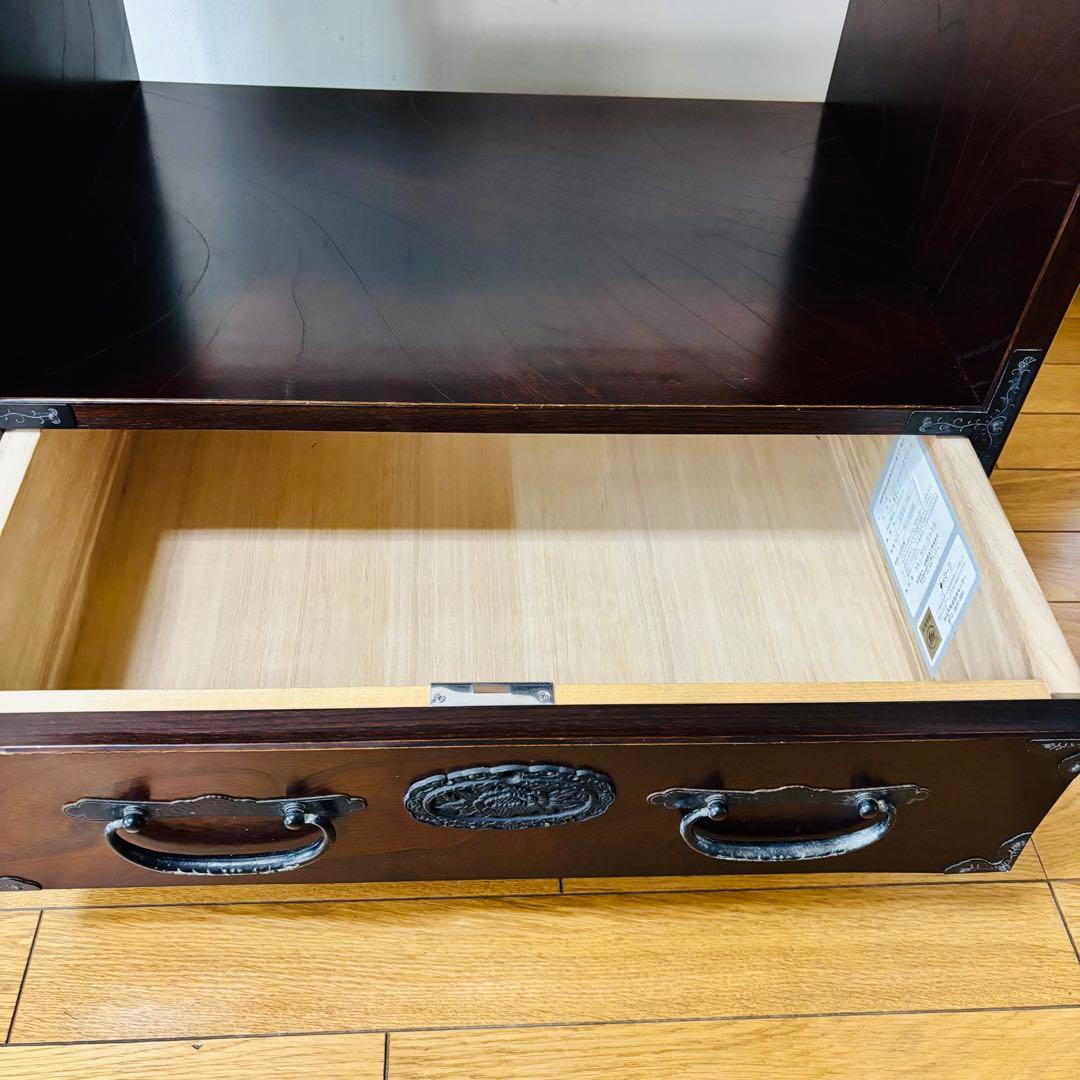 青木産業 和風家具 テレビ台 飾り棚　送料込み