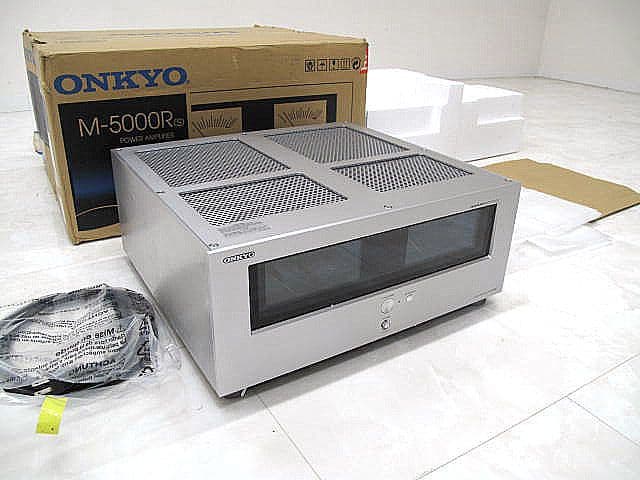 【未使用保管品】オンキョー　パワーアンプ「M-5000R」リファレンスHi-Fi