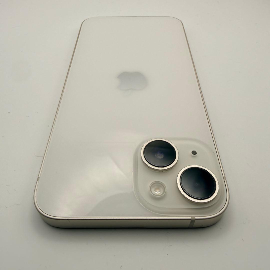 【美品】iPhone 14 128GB SIMフリー ホワイト バッテリー100