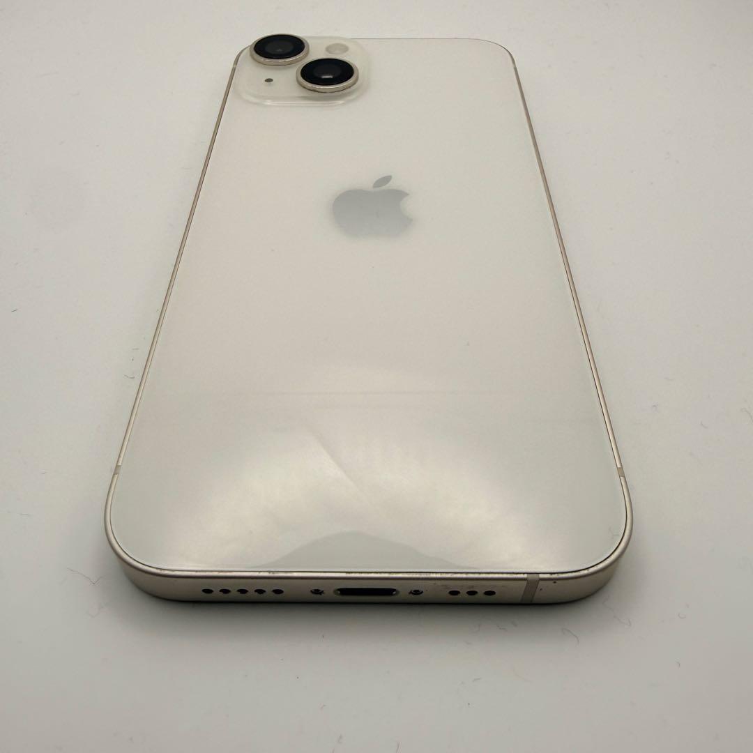 【美品】iPhone 14 128GB SIMフリー ホワイト バッテリー100