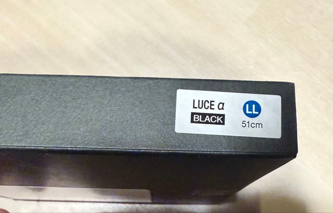 コラントッテ LUCE α ネックレス 箱 ブラック(光沢あり) LL