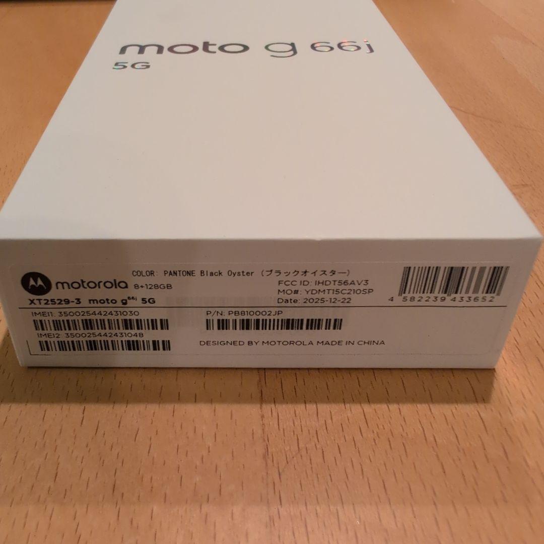 スマートフォン本体 Motorola g66j 5G 8GB/128GB