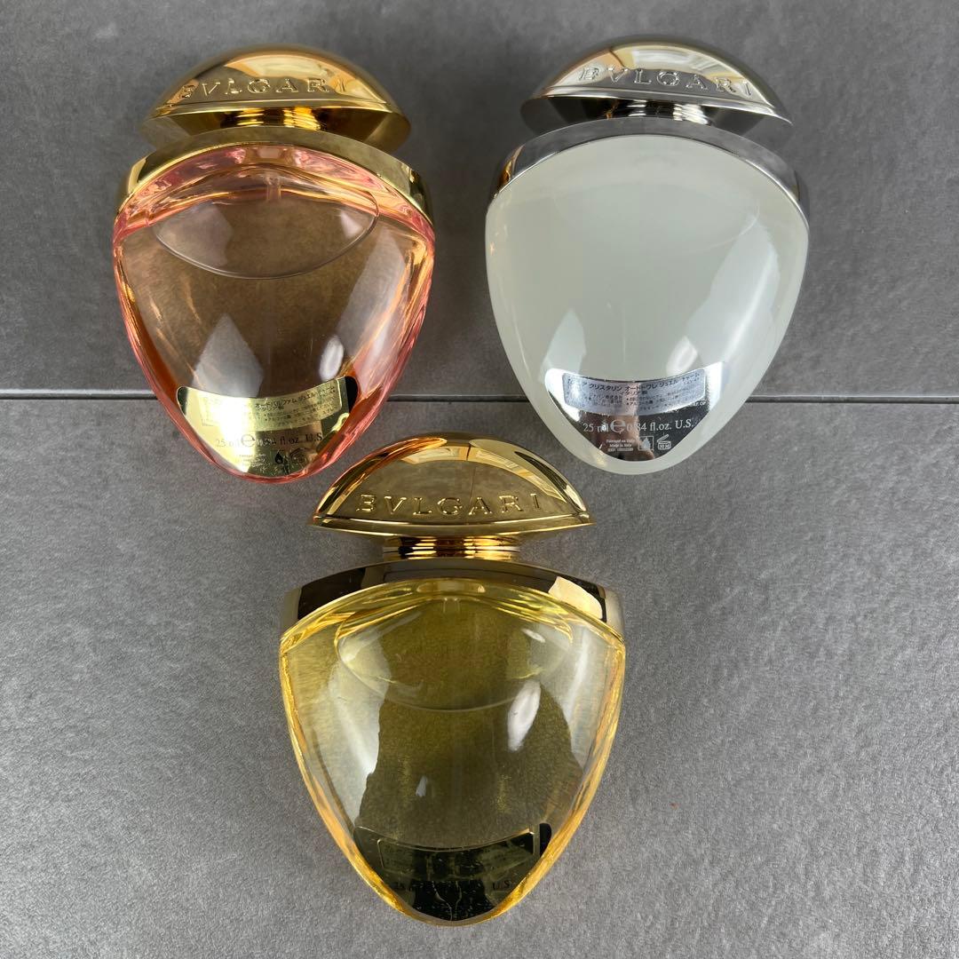 廃盤　未使用品　ブルガリ　香水3個セット オードパルファム　25ml