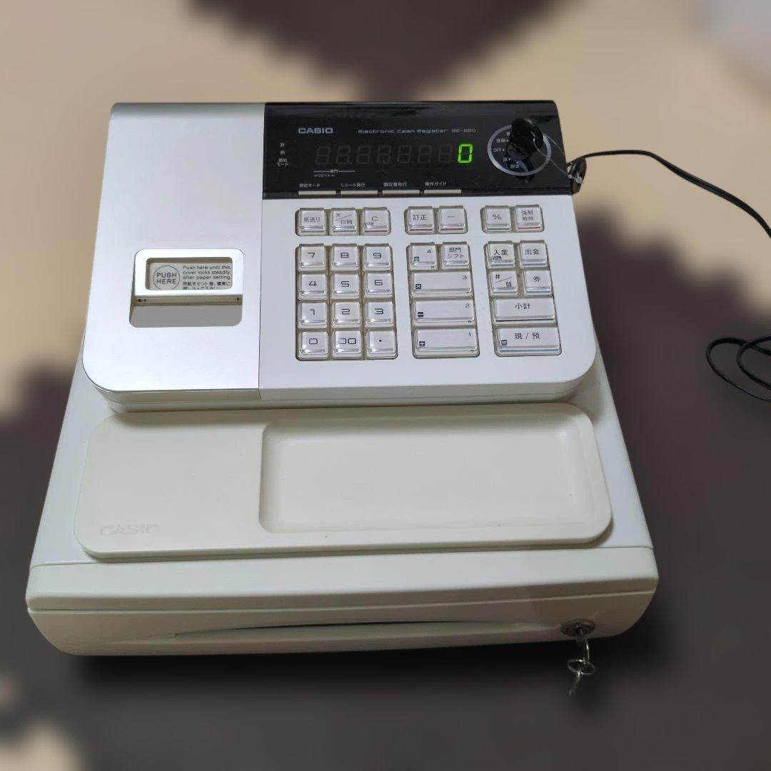【美品】CASIO　レジスター　SE-S20 人気機種