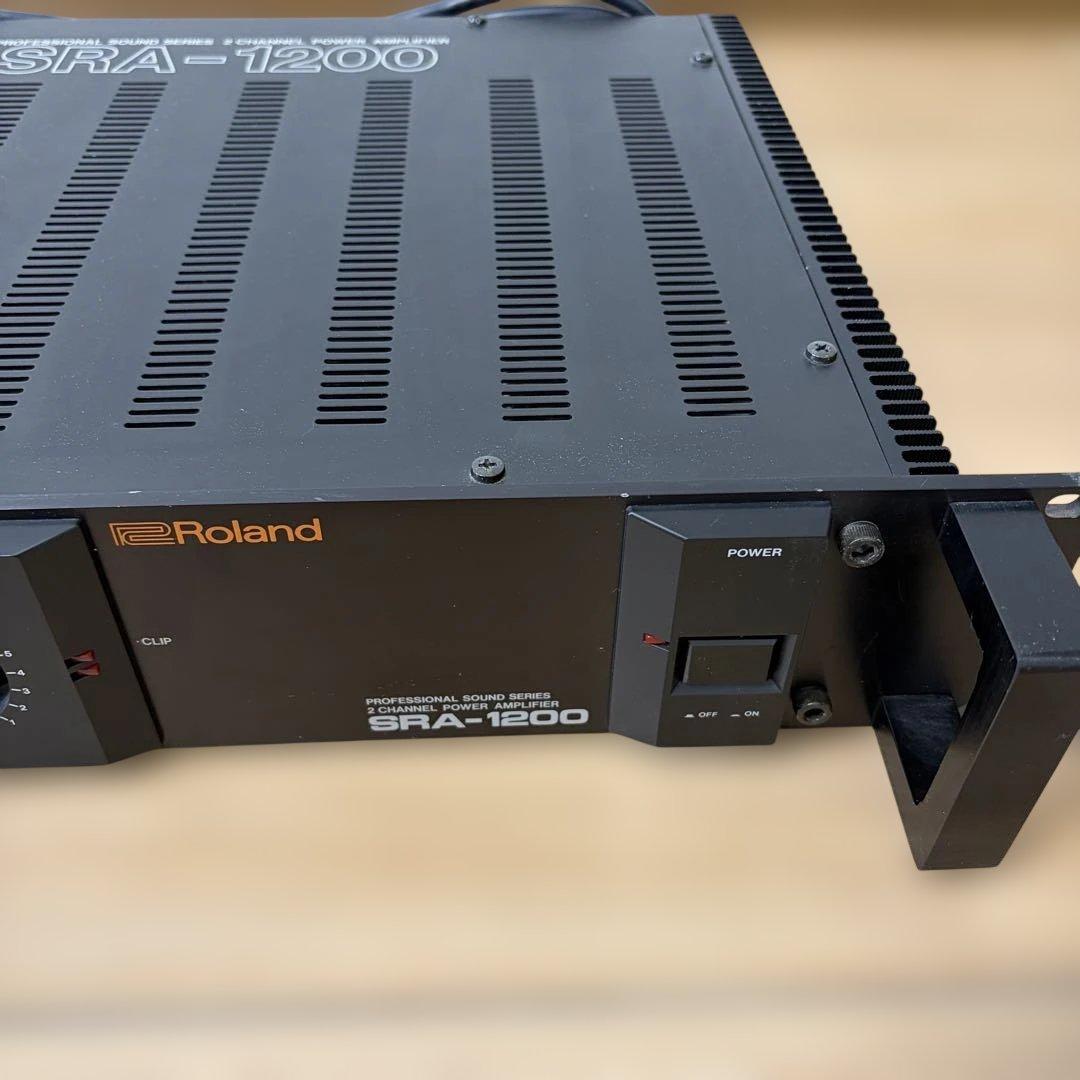 【希少】Roland SRA-1200 パワーアンプローランドテック