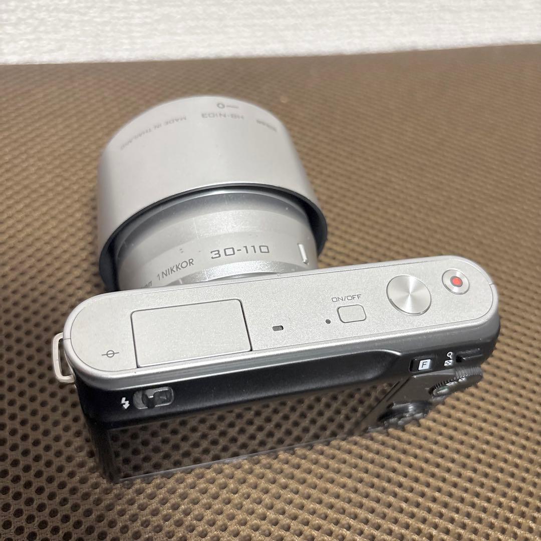 Nikon1 J1 シルバー レンズキット Nikon ニコン 一眼レフカメラ