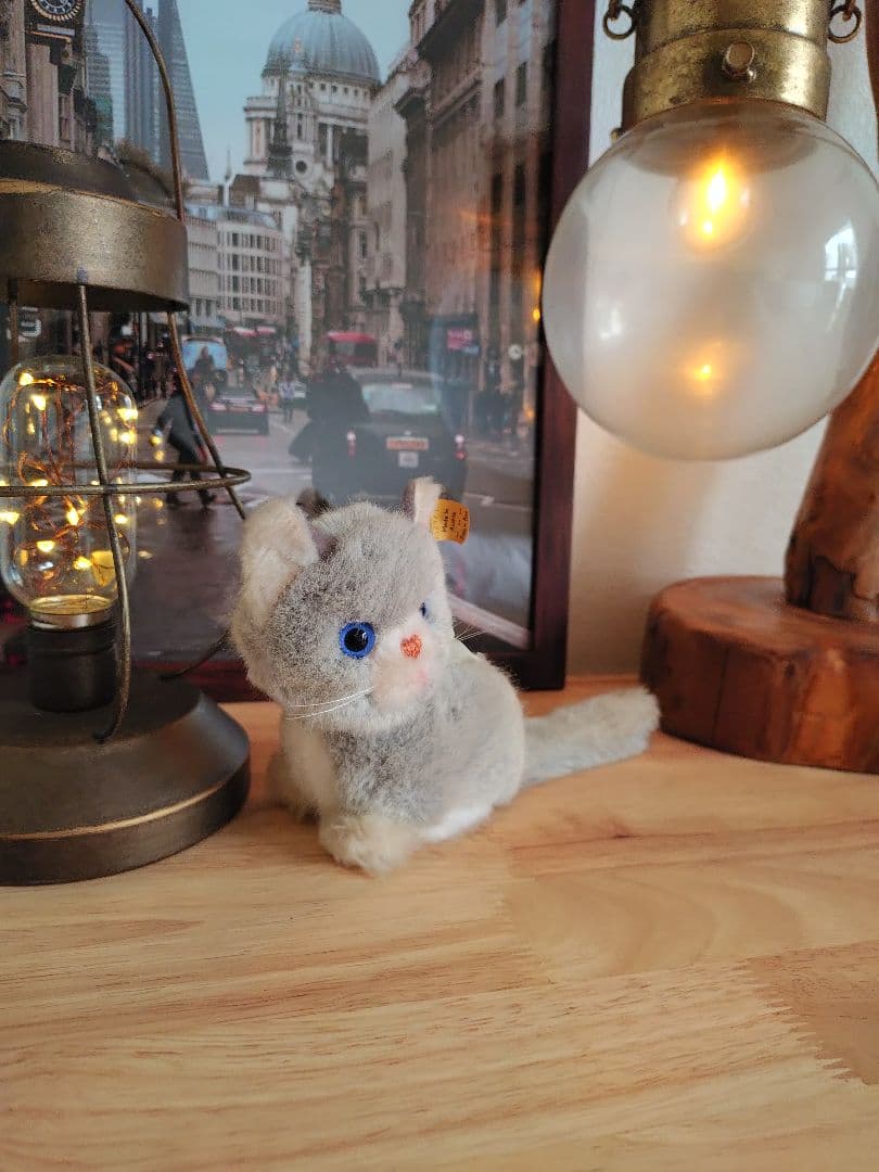 Steiff シュタイフ　猫のSnuffy　ぬいぐるみ