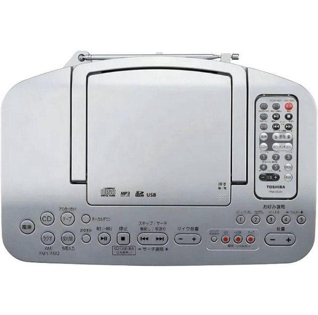東芝 SD/USB/CDラジカセ TY-CDX91 【カセットジャンク】