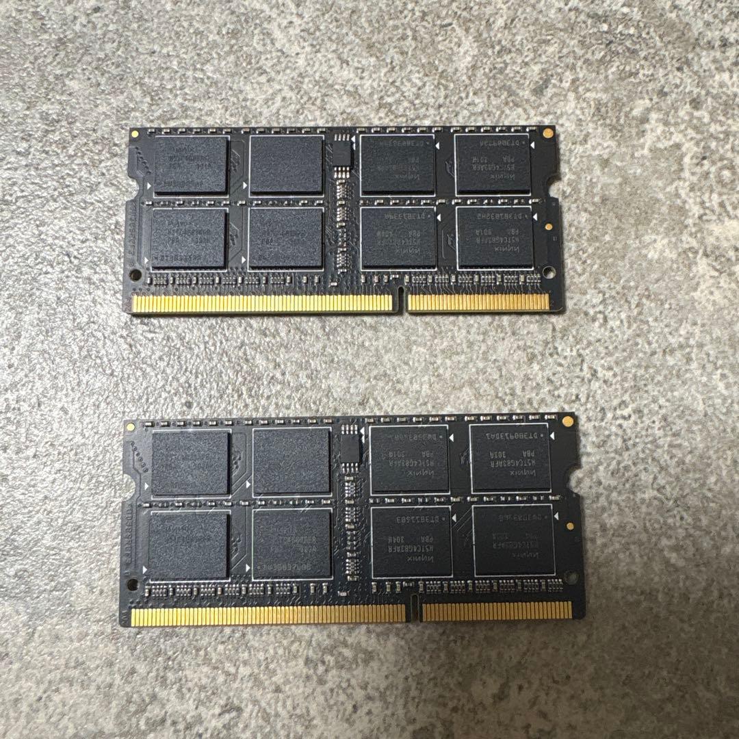 8GB メモリー　2枚セット　動作確認済み