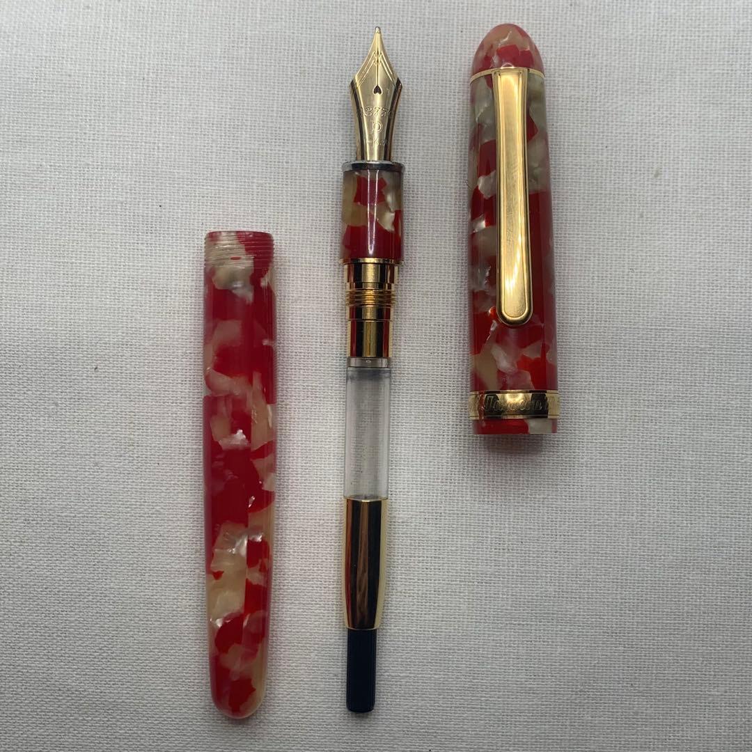 【特価】プラチナ　#3776 センチュリー　キンギョ 14K B
