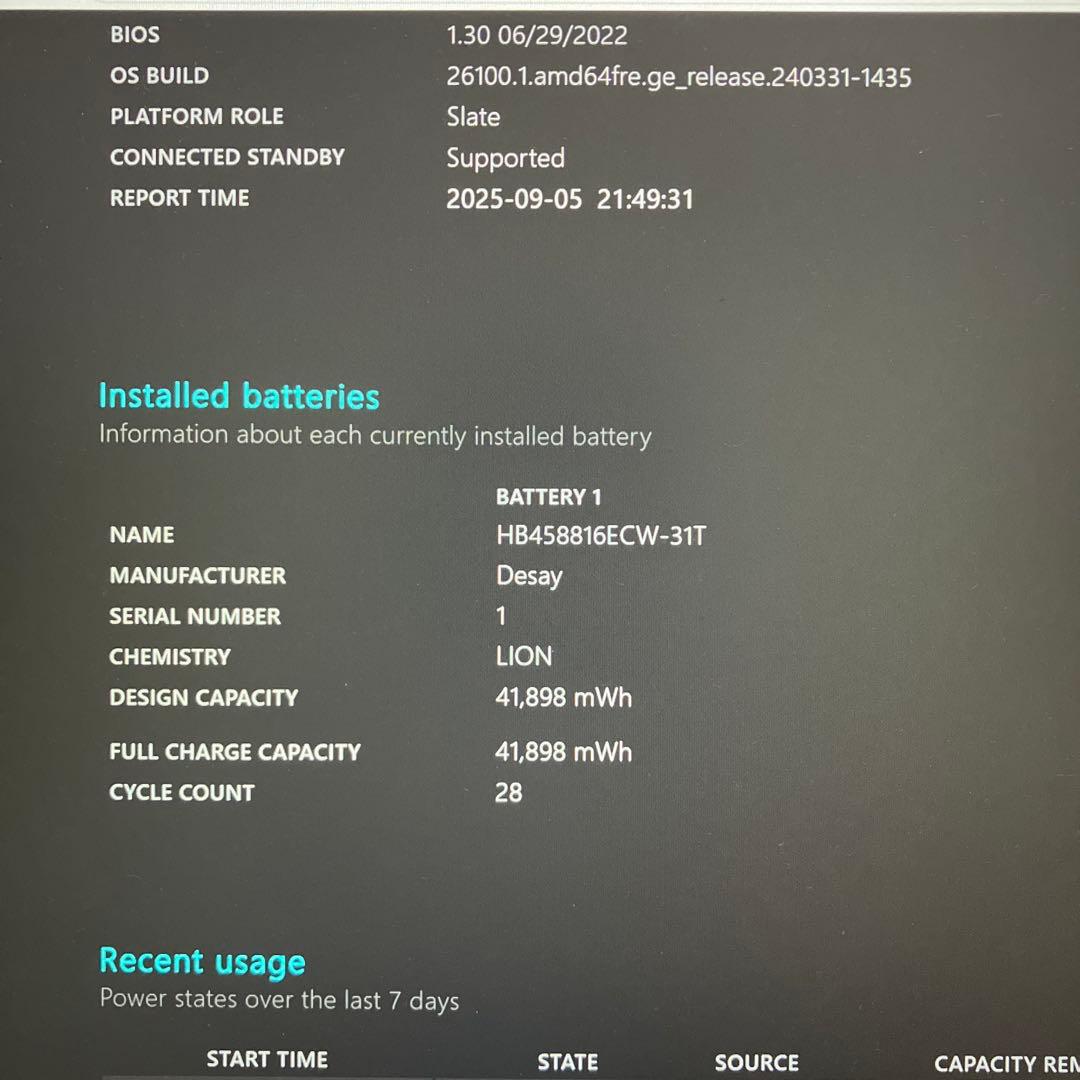 HUAWEI MateBook E DRC-W38 外部出力可 画面割れジャンク
