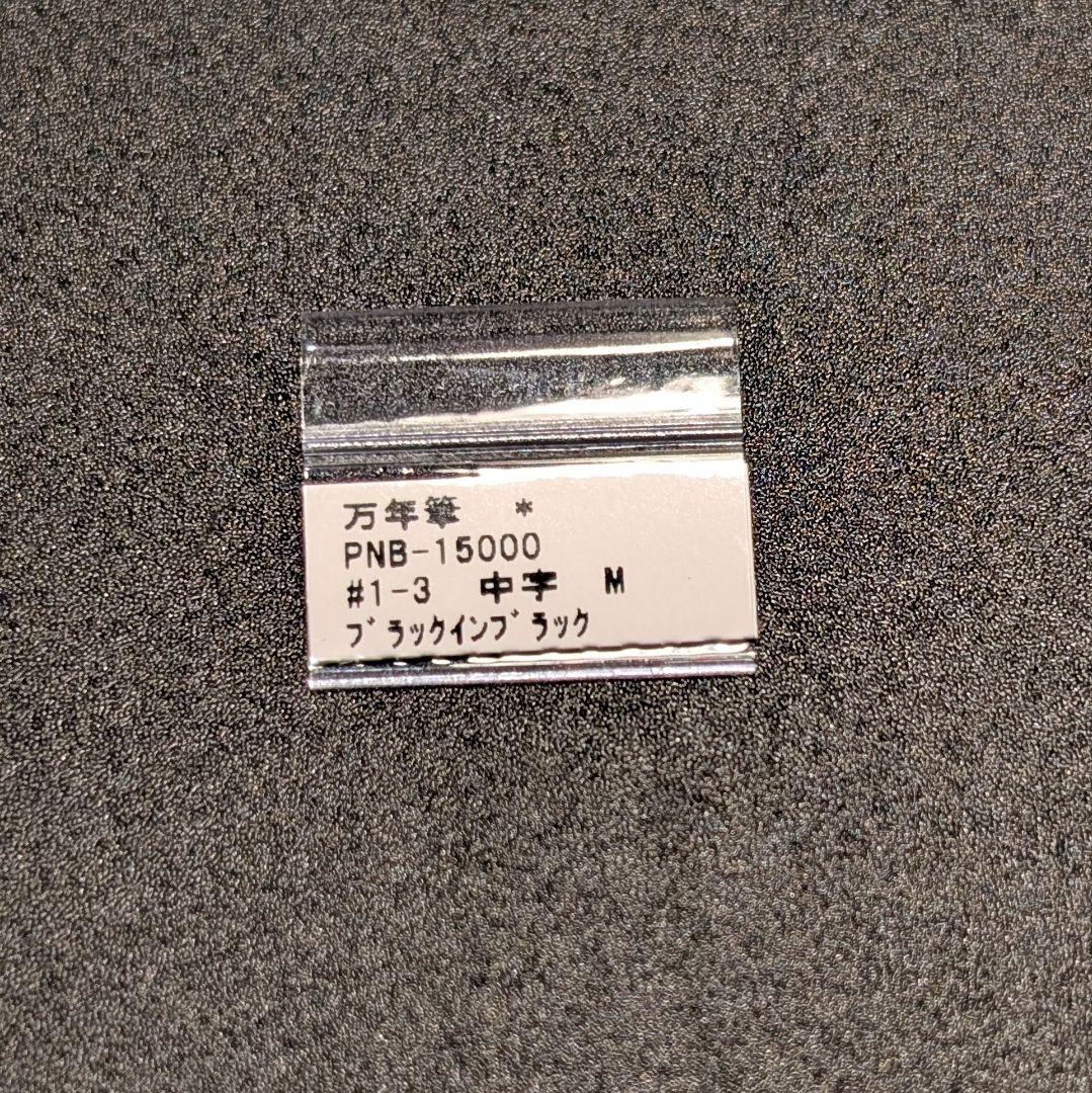 プラチナ万年筆 3776 センチュリー ブラックインブラック M