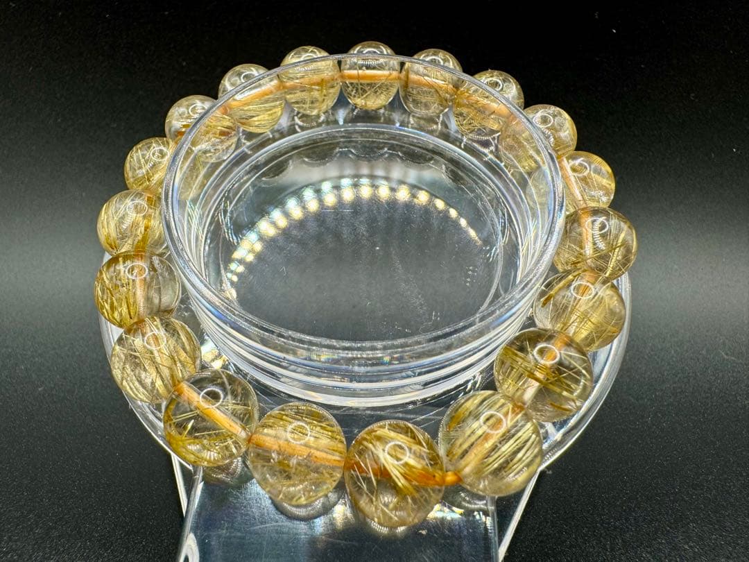① ゴールドルチル 高ランク 10mm 丁寧に浄化済み