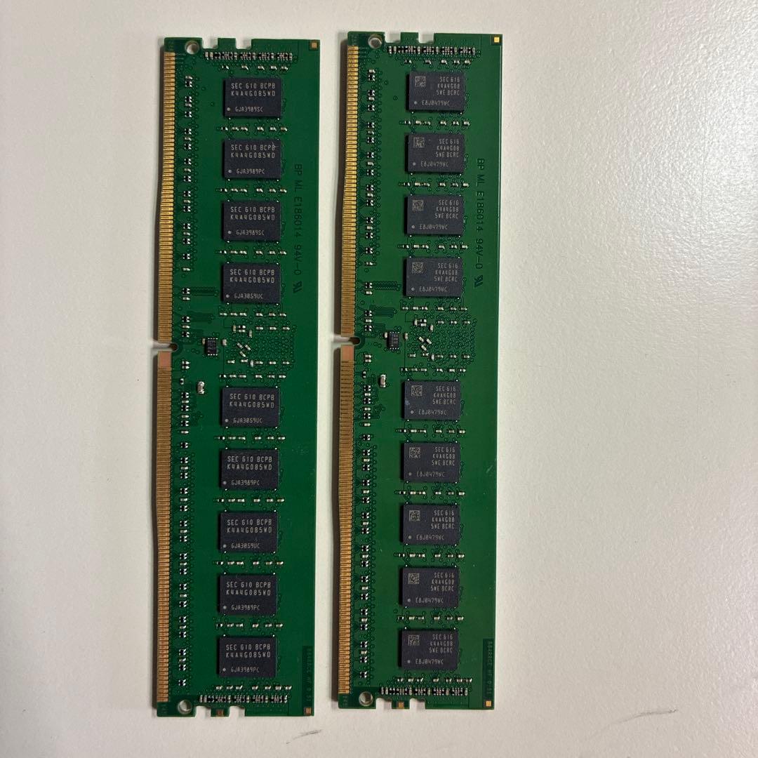 DDR4-2133 16GB (8GB×2枚) 2Rx8 ECC RDIMM
