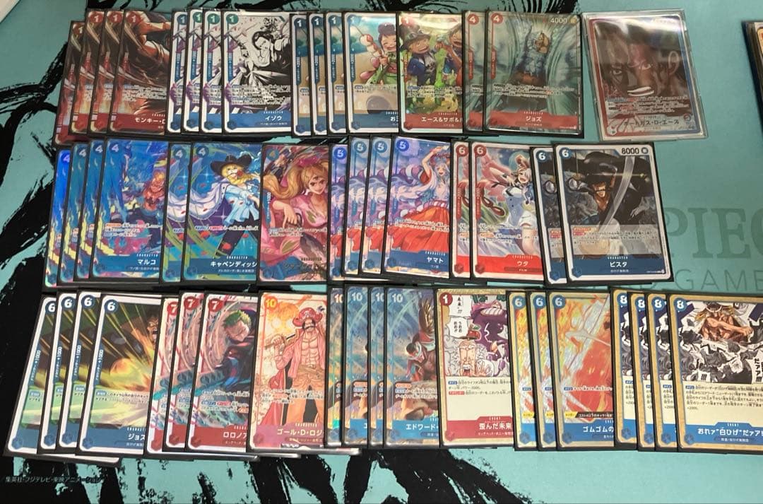 赤青エース パラレル デッキ ワンピースカード