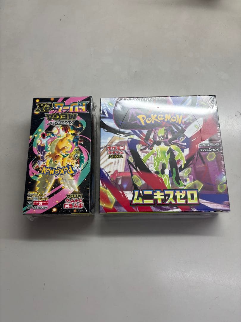 (シュリンク付き)megaドリームex とムニキスゼロ各1box