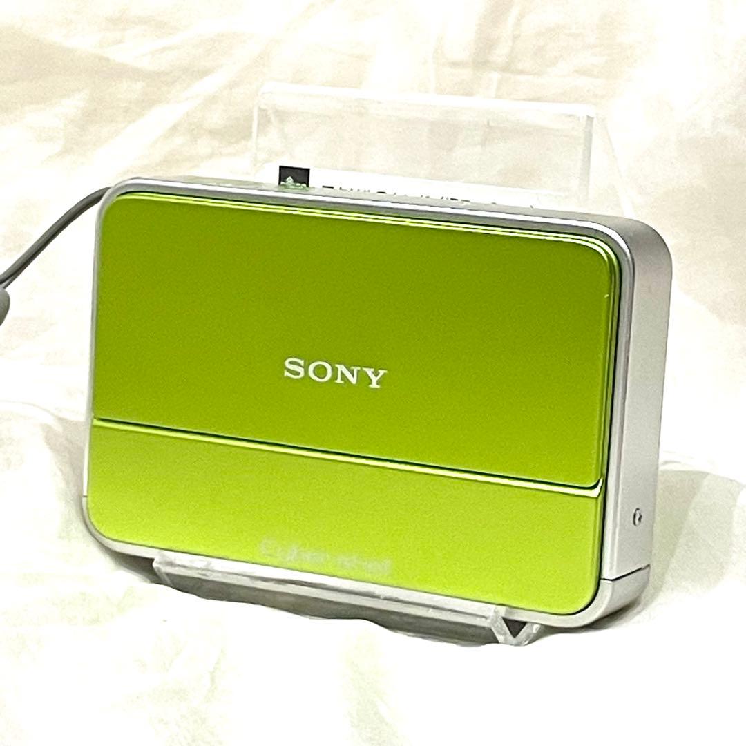 希少カラー 動作確認 SONY Cybershot DSC-T2 ライムグリーン