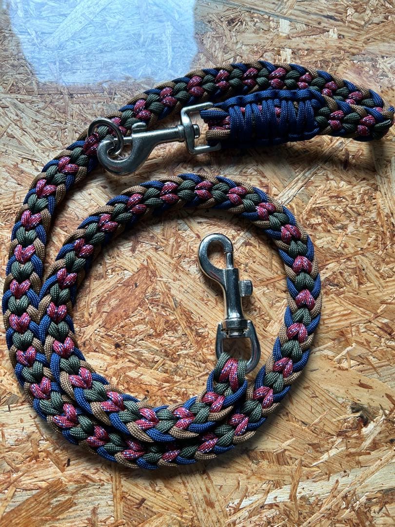 超大型犬用　ハーフチョークチェーン 分離型ウエスト巻きリード　ショートリード