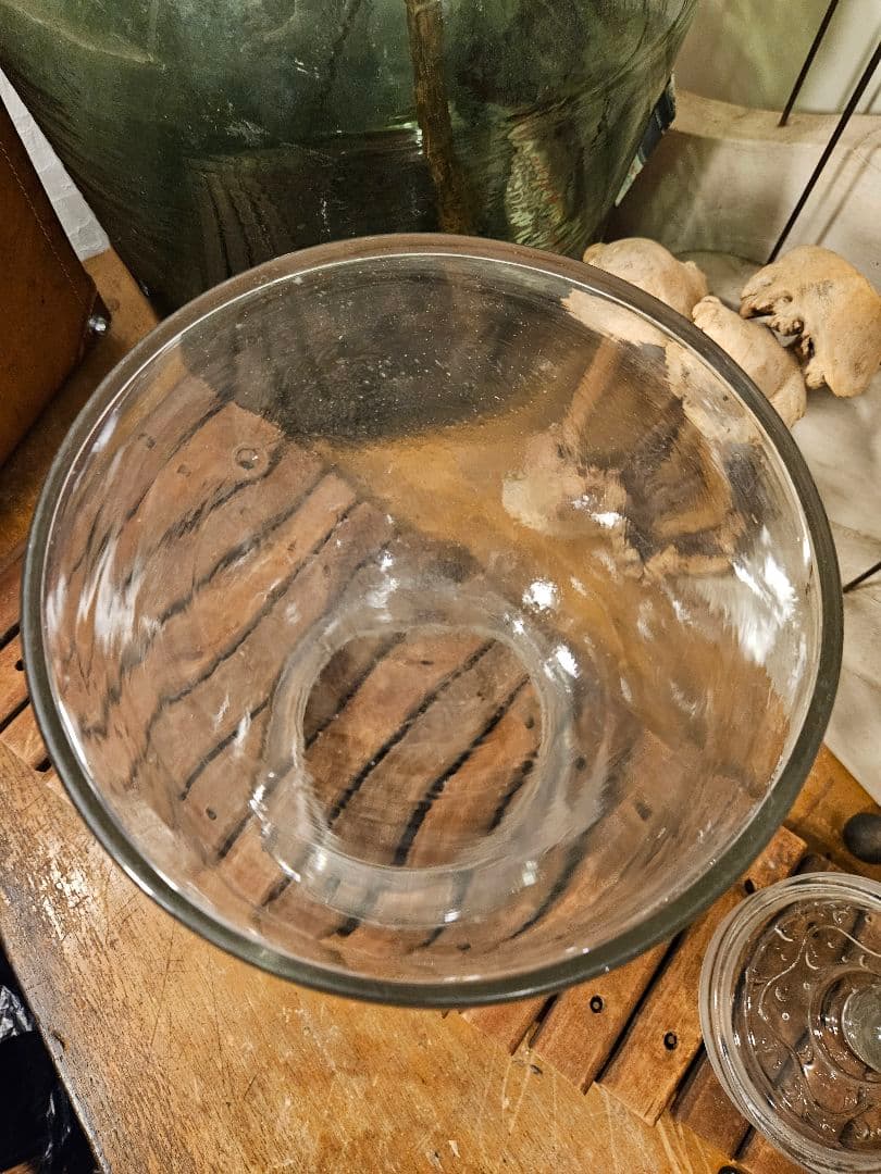 ガラス　ガラスジャー　瓶　ウランガラス　昭和レトロ　ヴィンテージ　アンティーク
