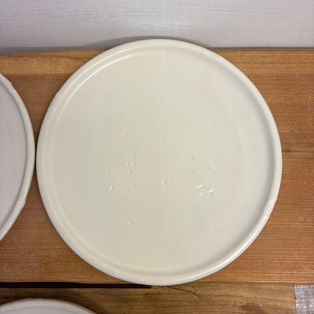 新品　陶器　陶芸作家　プレート皿3枚　301