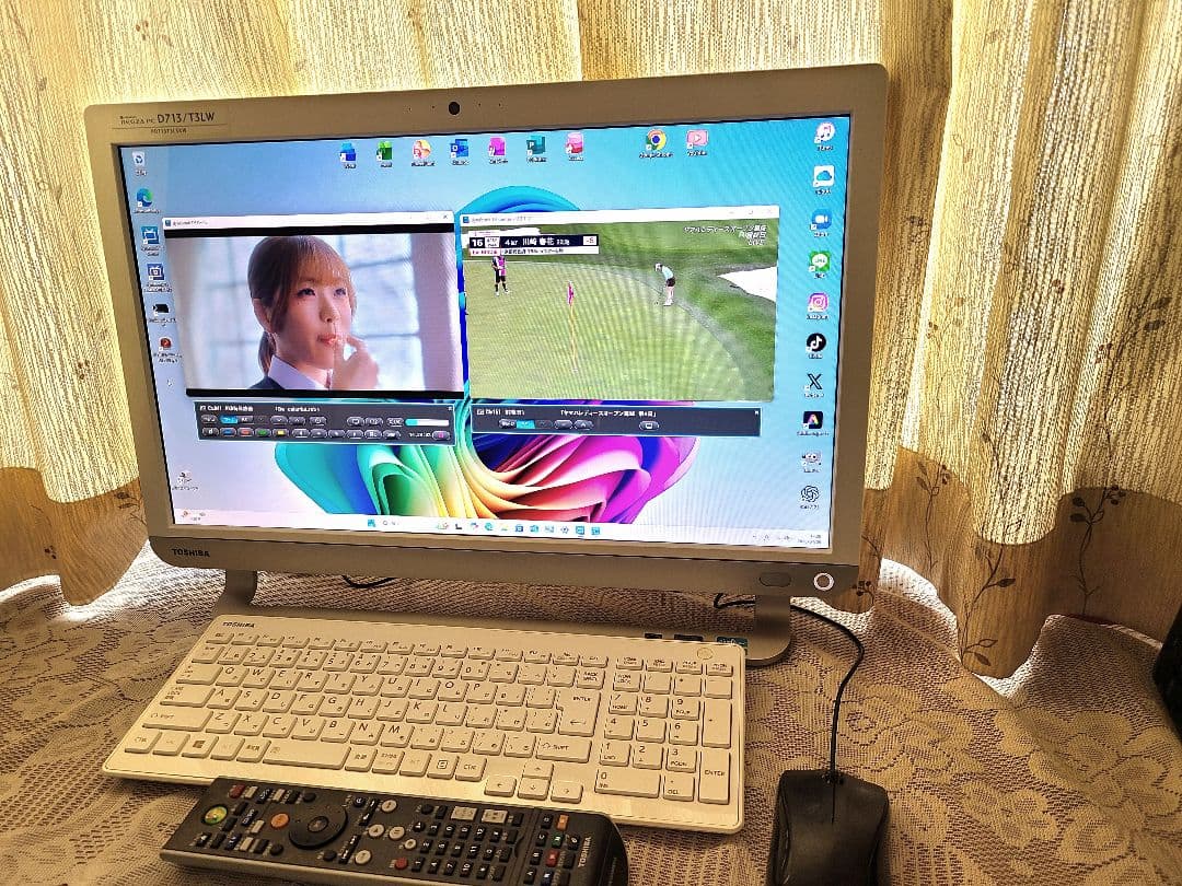 東芝TVPC BSCS地上波 i7 HDD4TB 16GB W11Pro25H2