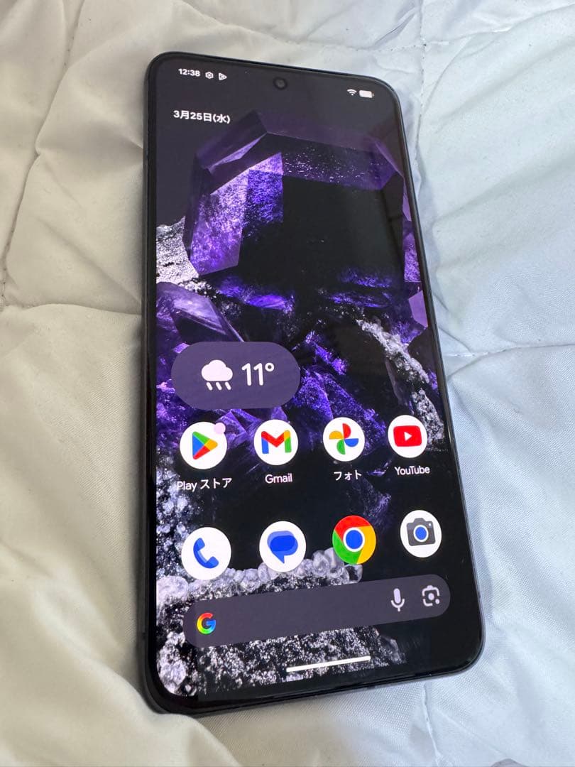 Google Pixel 8 オブシディアン　美品　256g（不具合あり）