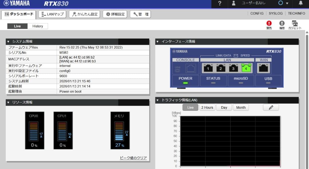 YAMAHA RTX830 ルーター ＋ RTXシリーズ専用棚板　セット