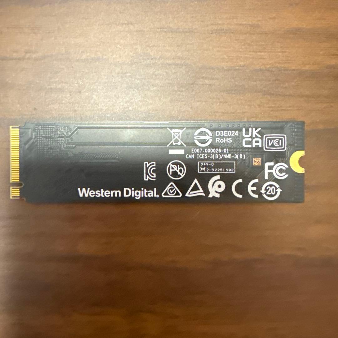 内蔵型SSD Western Digital SN770 1000GB M.2 SSD