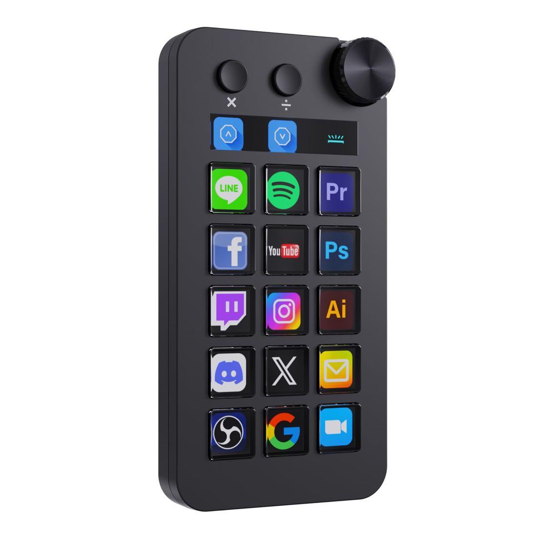 stream deck ストリームコントローラー 18 マクロキー テンキー