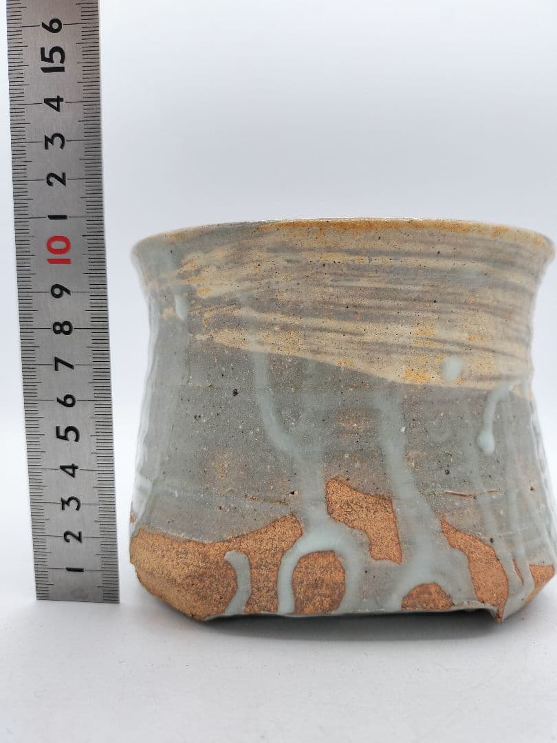 d098茶摘み籠建水 朝日焼　14代松林豊斎 紙箱 茶道具 古物