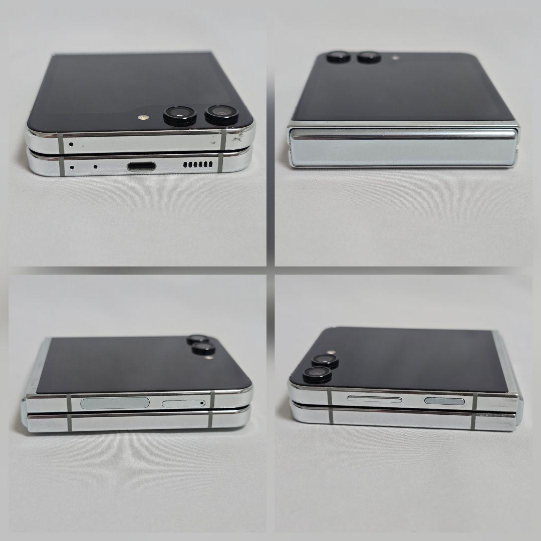 【ジャンク】Galaxy Z Flip5 ミント SIMフリー au版 国内版