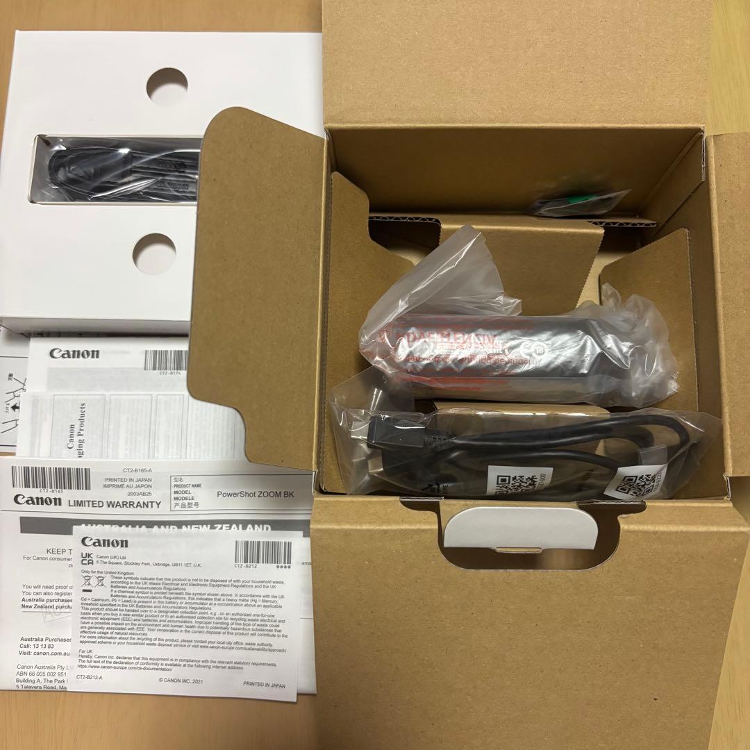 【美品】Canon キャノン　PowerShot ZOOM ブラック　2台セット