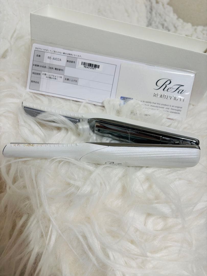 ReFa RE-AJ02A ストレートヘアアイロン ホワイト