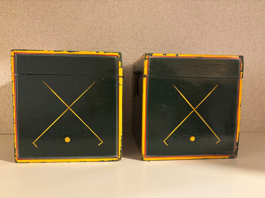 木製アンティーク　小物入れボックス