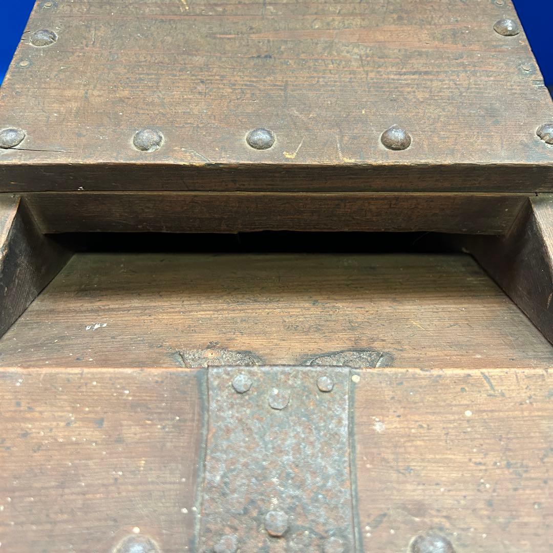 ほ*そ様 蔵出品⑤ 賽銭箱 銭函 銭箱 木製 工芸品 アンティーク