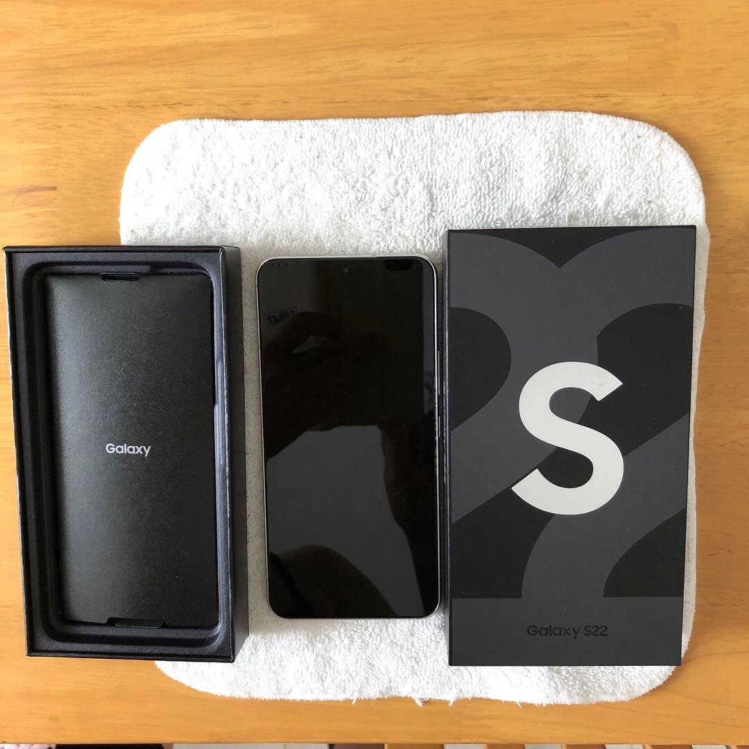 【美品】GALAXYS22.AU.SCG13.256GB スマホケース付