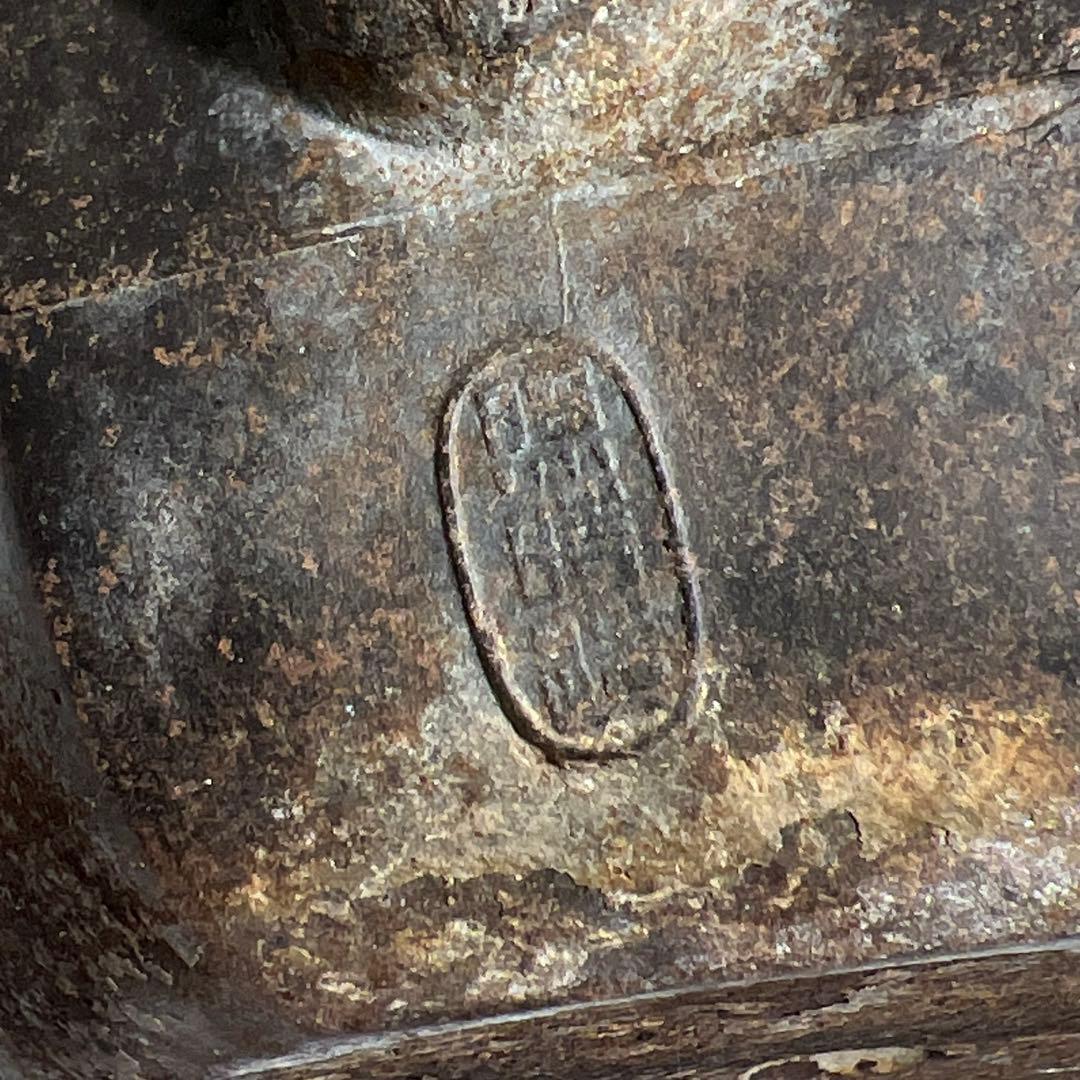龍文壺 上田昭晴 名人造 八角鉄瓶 2086g 東キ8-0307☆2F トヒウル