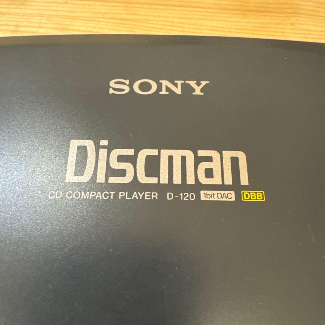 【希少品・動作正常】SONY Discman D-120ポータブルCDプレーヤー