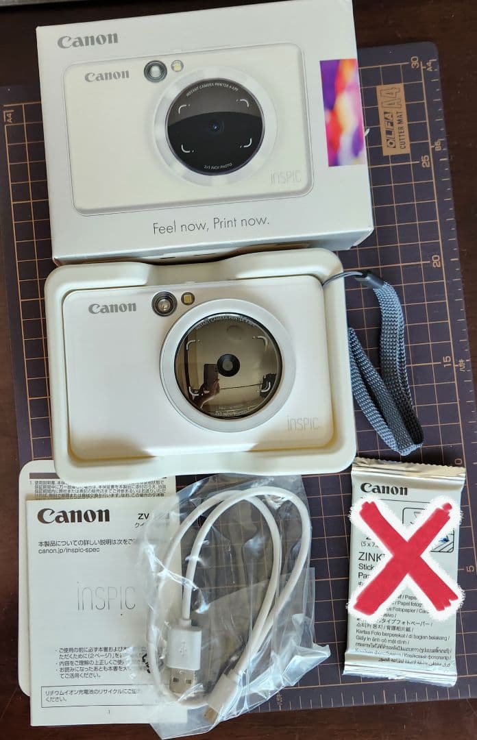 Canon iNSPiC ZV-123-PW インスタントカメラ