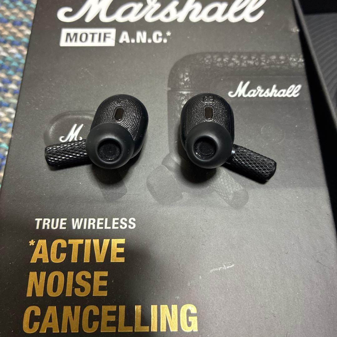 Marshall Motif A.N.C. ブラック ワイヤレスイヤホン