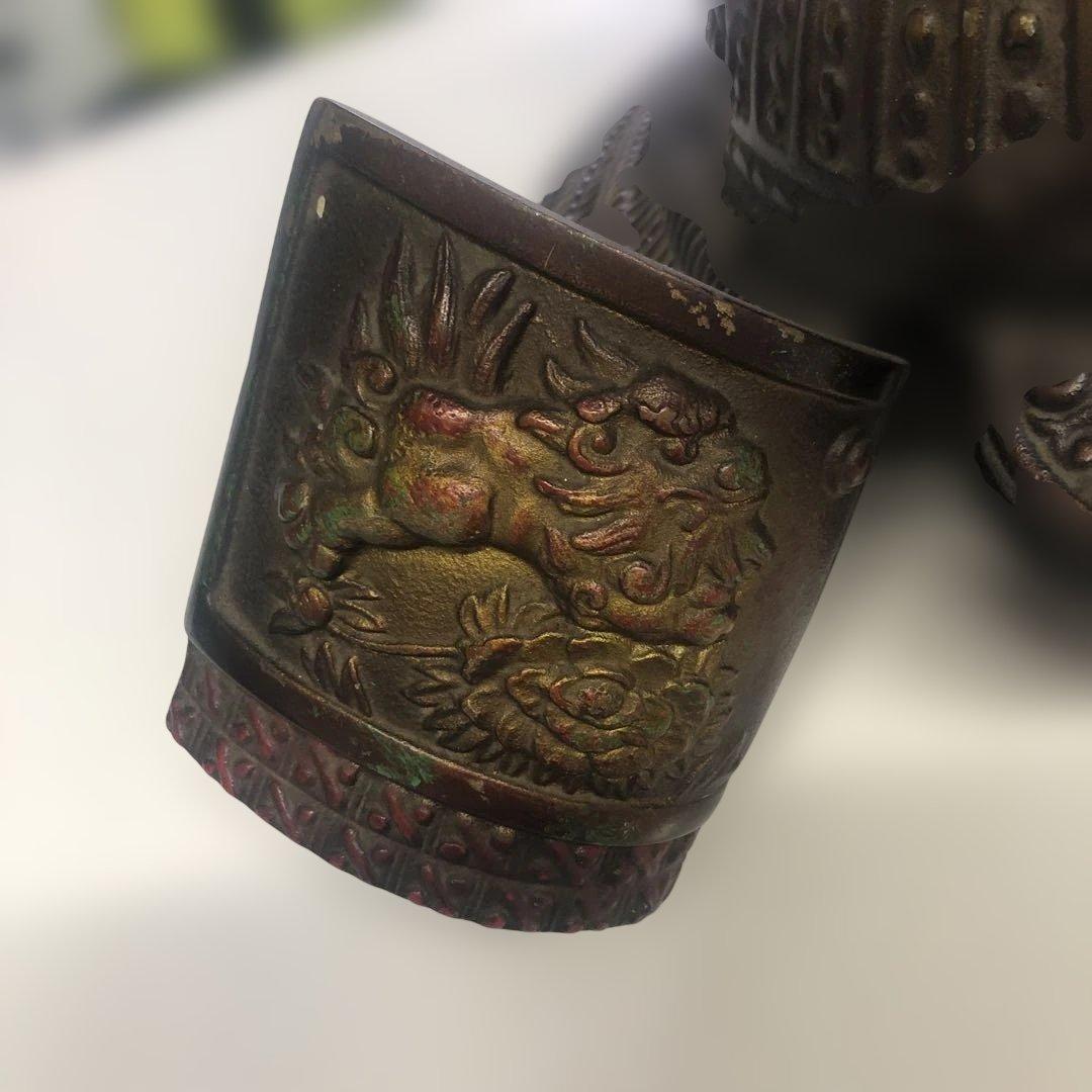 ⭐︎長鍬形獅子頭の兜⭐︎飾りなし　中古　no.2719