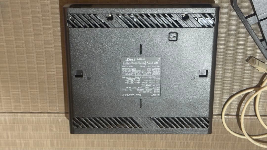 NEC Aterm WG6000HP 無線LANルーター
