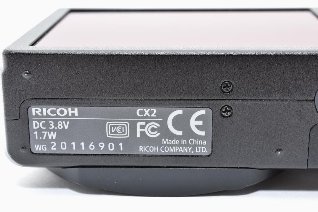 【動作確認済み】RICOH リコー CX2 ブラック コンデジ デジタルカメラ