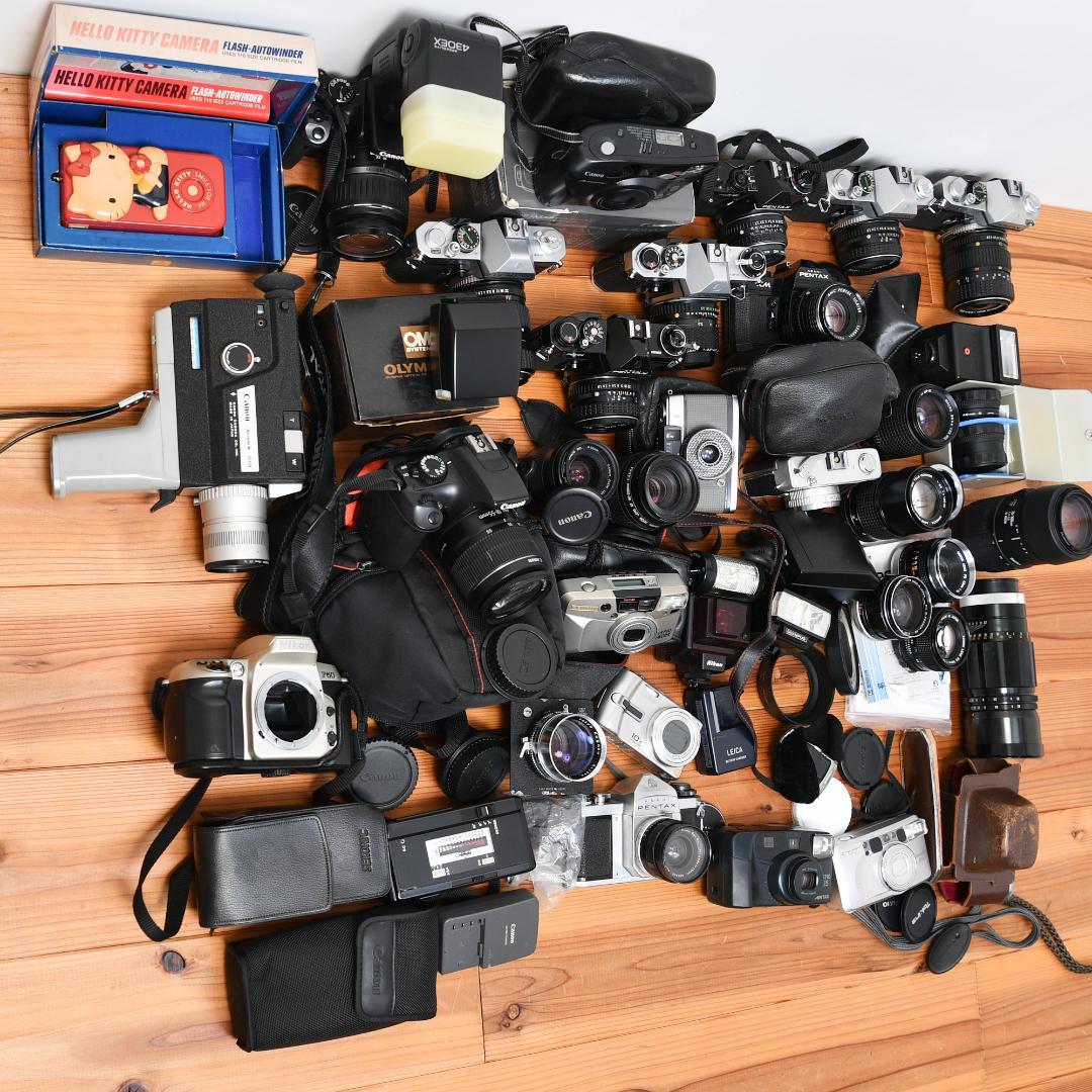 【まとめ売り】フィルムカメラ デジカメ ニコン キヤノン 他 ジャンク品