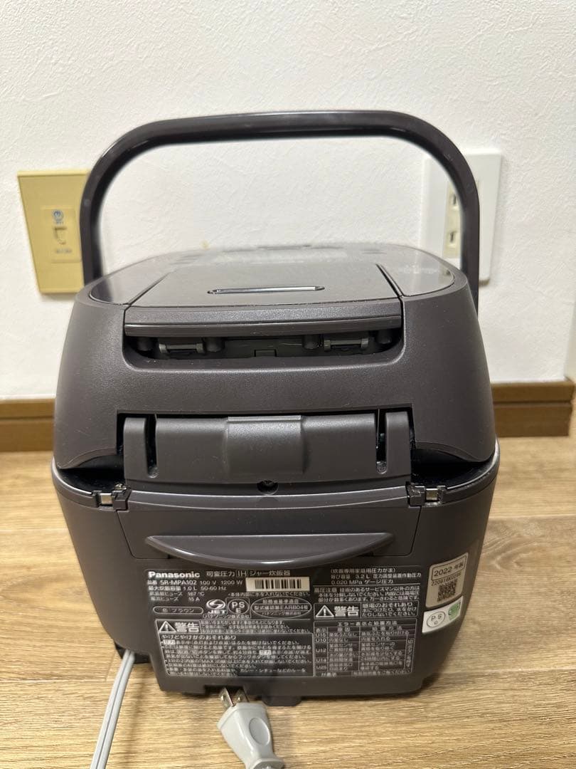 Panasonic SR-MPA102 炊飯器 5合 2022年製